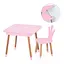 Столик зі стільцем "Корона" 09-025R-BOX з ящиком, рожевий - мініатюра 2
