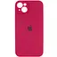 Чехол Epik Silicone Case Full Camera Protective AA для Apple iPhone 15, 6.1 Красный/Rose Red - миниатюра 1