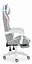 Компьютерное кресло Hell's HC-1039 LED RGB Grey-White (ткань) - миниатюра 3