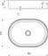Умивальник Ravak Moon 2 56x40 XJN01300002, Білий - мініатюра 9