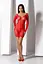 Бодистокинг Passion BS101 red - миниатюра 8