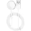 Заряджання кабель магнітний HOCO CW39 Wireless charger USB для iWatch 1 - 7 / SE біле - мініатюра 1