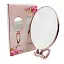 Дзеркало косметичне Salon Professional настільне 6 дюймів для щоденного макіяжу овальна рожеве золото - мініатюра 1