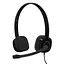 Комп'ютерна гарнітура Logitech H151 Stereo Black (981-000589) - мініатюра 1