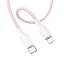 Дата кабель Borofone BX117 Source Type-C to Lightning 27W (1m) Pink - мініатюра 2