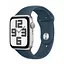 Смарт-часы Apple Watch SE 2 GPS 40 mm Silver Aluminium Case with Storm Blue Sport Band S/M (MRE13) - миниатюра 2