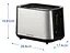 Тостер Russell Hobbs 27390-56 Heaton Brushed 2Slice Toaster - мініатюра 2