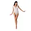 Бодістокінг Passion BS064 white боді закрите плече S/M/L - мініатюра 2