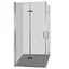 Душевая кабина Bravo квадратная без поддона Panew N90TC 1 уп., прозрачная, хром - миниатюра 6