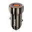Адаптер автомобильный HOCO Blue shield single port car charger Z46 азу коричневое - миниатюра 1