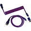Кабель Keychron Type-A/Type-C Premium Coiled Aviator Cable-Straight Purpule (CAB1_KEYCHRON) - мініатюра 1