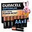 Батарейка Duracell LR6/AA OPTIMUM (8шт) - миниатюра 2