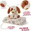 Плед Perletti Toys Duff Dog с мягкой игрушкой 120x80 см белый/коричневый (P13067) - миниатюра 3