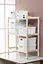 Корзина Idea Home Pyramid с крышкой 8.2 л 36x24x12.5 см белая (00642 White) - миниатюра 5