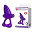 Эрекционное кольцо Pretty Love Vibration Cock Ring 9.9 см фиолетовый - миниатюра 8