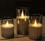 Беспламенная свеча с гирляндой, на батарейках - миниатюра 5