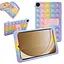 Чохол SoftGel Kids дитячий pop-it Samsung Galaxy Tab A9 8.7 SM X110 X115 Веселка Фіолетовий - мініатюра 6