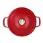 Каструля з кришкою GreenPan Featherweights 22 см 3,3 л з керамічним покриттям червоний (CC005432-001) - мініатюра 2