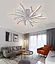 Люстра светодиодная акриловая Sirius 6042-9 WT 92W - миниатюра 5