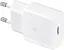 Мережевий зарядний пристрій Samsung 15W Power Adapter (w/o Cable) - White (EP-T1510NWEGEU) (6972211) - мініатюра 1