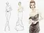 Poses for Fashion Illustration (Card Box) - мініатюра 10