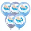 Шарик воздушный латексный с принтом 30 см (25) Baby синяя, IDEA7-PB-57 - миниатюра 1