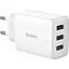 Зарядний пристрій Baseus Compact Charger 3U 17W EU white (CCXJ020102) - мініатюра 2