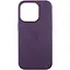 Кожаный чехол Epik Leather Case AAA with MagSafe and Animation для Apple iPhone 16 Pro Max 6.9 Dark Purple - миниатюра 1