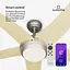 Стельовий вентилятор Klarstein Bolero Smart 55 Вт Бежевий (10046058) - мініатюра 5