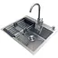 Комплект мийка + змішувач Romzha Arta U-550S Max (A) - мініатюра 1