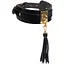 Нашийник Kinky Diva Collar Me! Teasing Tassel Collar 43.5 см чорний - мініатюра 1