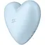 Вакуумный стимулятор Satisfyer Cutie Heart Голубой ваш маленький секрет интимного удовольствия - миниатюра 6