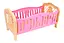 Ліжечко для ляльки 4517TXK Рожевий - мініатюра 1