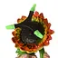 Садовая фигурка Brille YL1465 Гном Поливайка с подсолнечником - миниатюра 4