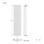 Радіатор дизайнерський Ideale Giulia 12 16/1800/448 білий, Білий - мініатюра 5