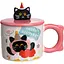 Чашка фарфоровая Kitten's Birthday 400 мл розовый FM-24C - миниатюра 1