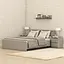 Кровать двуспальная MebelStar Нео 160x200 см Серая мышка (MBS-1138) - миниатюра 1