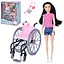 Кукла, 30 см, шарнирная, инвалидная коляска (в ассортименте) - миниатюра 2