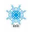 Украшение для оформления интерьера "Снежинка 2" Ранок 13105217 - миниатюра 1