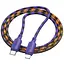 Дата кабель Hoco X116 Meridian Type-C to Lightning 27W (1m) Gradient Purple Mix - мініатюра 4