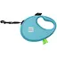 Повідець-рулетка для собак Waudog R-leash з контейнером для пакетів, світловідбивна стрічка, L, до 40 кг, 5 м, блакитний - мініатюра 4