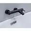 Смеситель для ванны Paffoni Light с регулируемым душевым гарнитуром black matt LIG023NO, Черный матовый - миниатюра 11