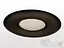Лаконичный, универсальный, круглый точечный светильник для кухни, черный - миниатюра 2