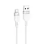 Дата кабель Hoco X109 Energy silicone USB to MicroUSB (1m) White - мініатюра 1