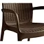 Стілець садовий пластиковий Keter Bali коричневий - мініатюра 2