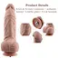 Гнучкий фалоімітатор для секс-машин Hismith 9.25″ Silicone Dildo, система KlicLok - мініатюра 2