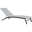 Садовый лежак Chomik Garden Line Soul с серыми колесами - миниатюра 1