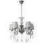 Люстра підвісна Brille кришталева з абажуром E14 40W CH (BCL-384S/5) - мініатюра 1