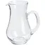 Кувшин фигурный TS Kitchen Cali из толстого стекла 600 мл прозрачный HP574 - миниатюра 1