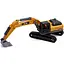 Экскаватор с металлическим ковшом для детей - миниатюра 3